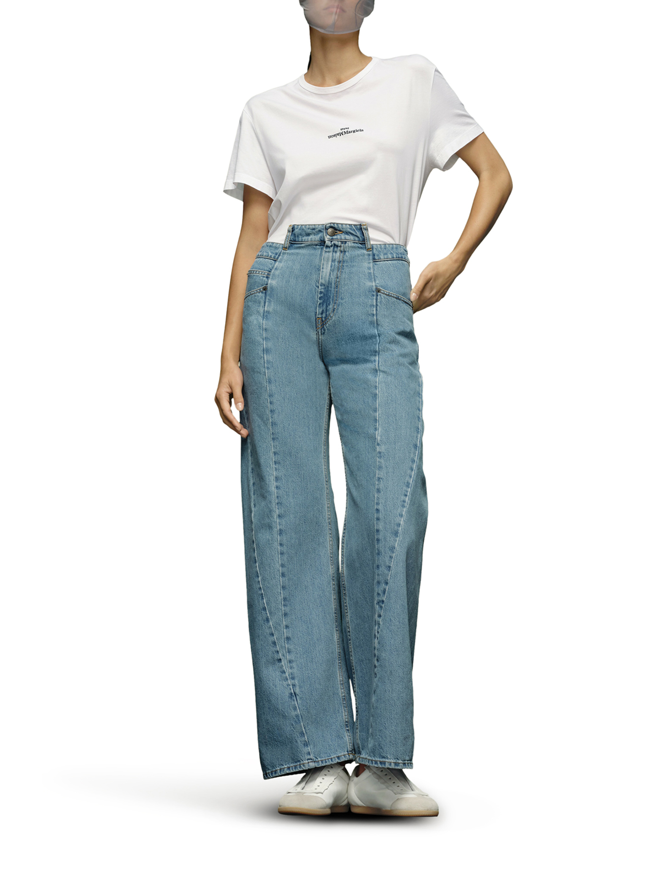 [Maison Margiela] Jeans SS26 S51LA0128S30617966 MEDIUM BLU STONE WASH