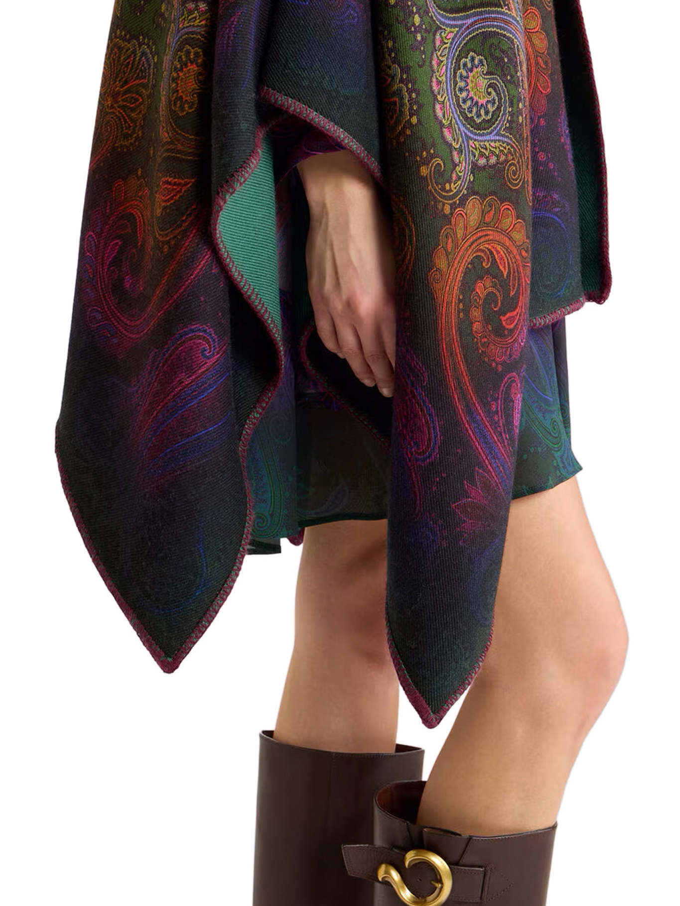 [Etro] Cape FW26 WRBD0029AK14OX0893 GREEN