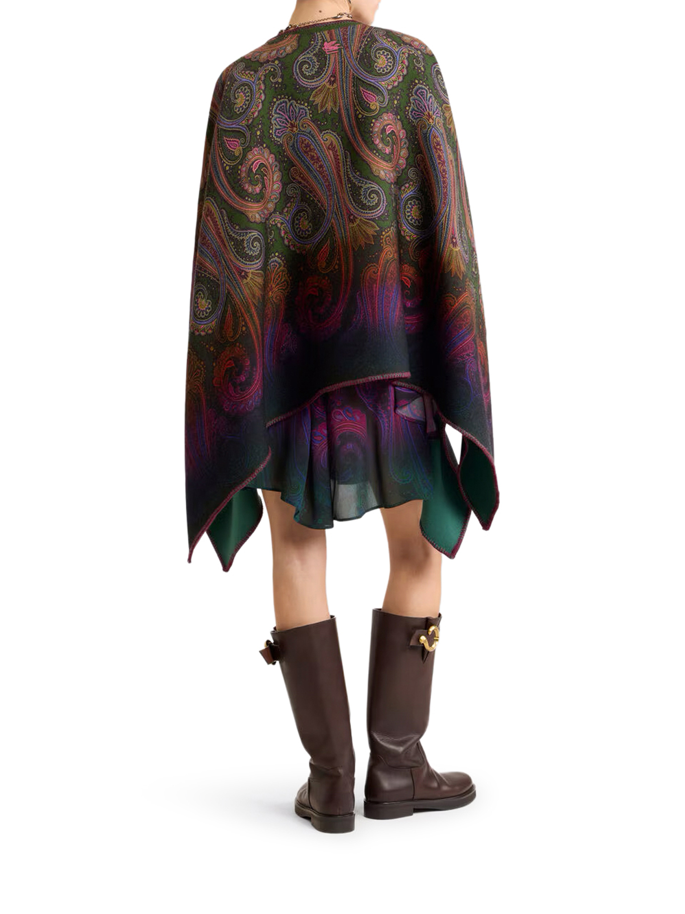 [Etro] Cape FW26 WRBD0029AK14OX0893 GREEN