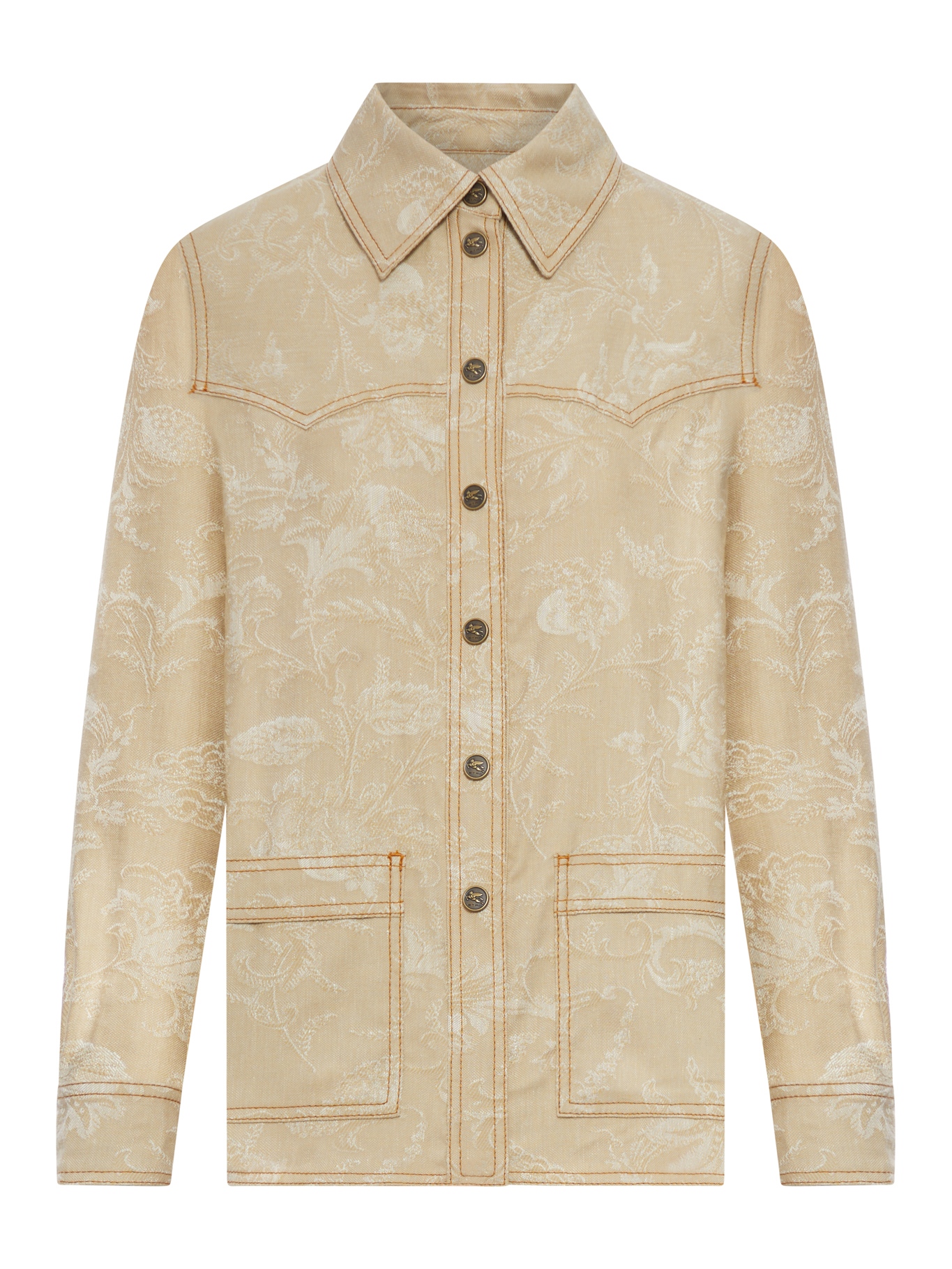 [Etro] Shirt SS26 WRNE000999TJEK7S9820S9820 BEIGE