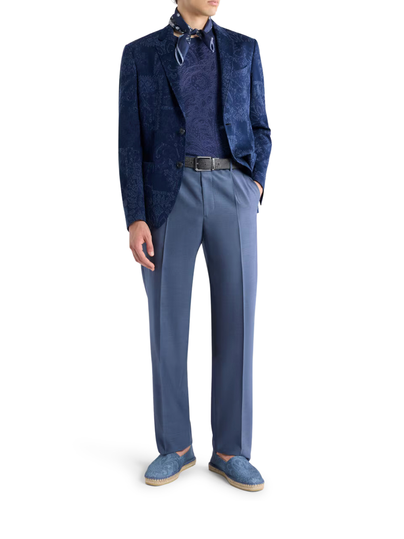 [Etro] Blazer SS26 MRCB000599JJ511S9883S9883 BLUE