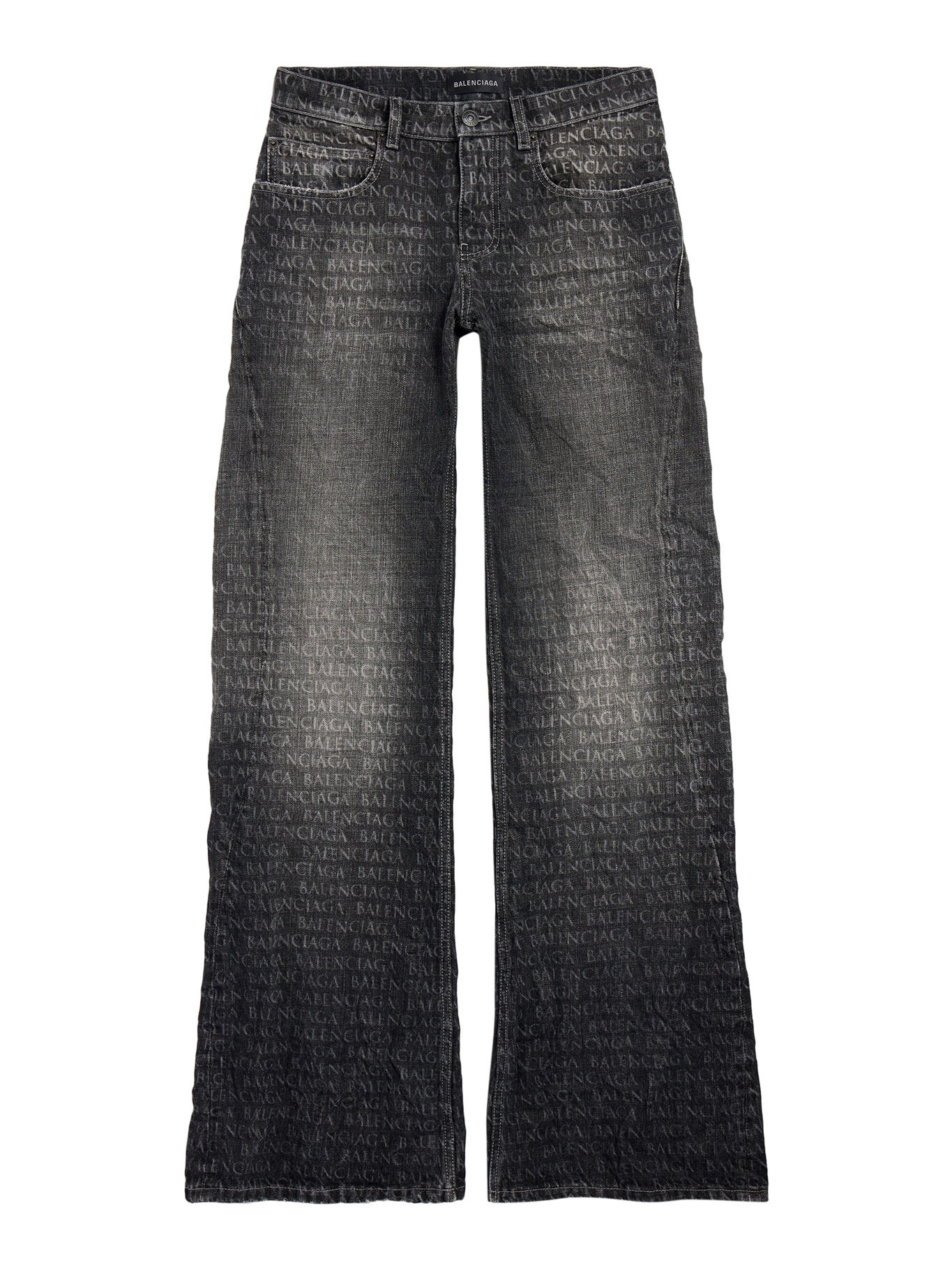 [Balenciaga] Jeans SS26 852328TTWA51037 BLACK FADE OUT