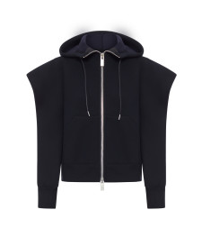 [Sacai] Hoodie SS26 2608345001 BLACK