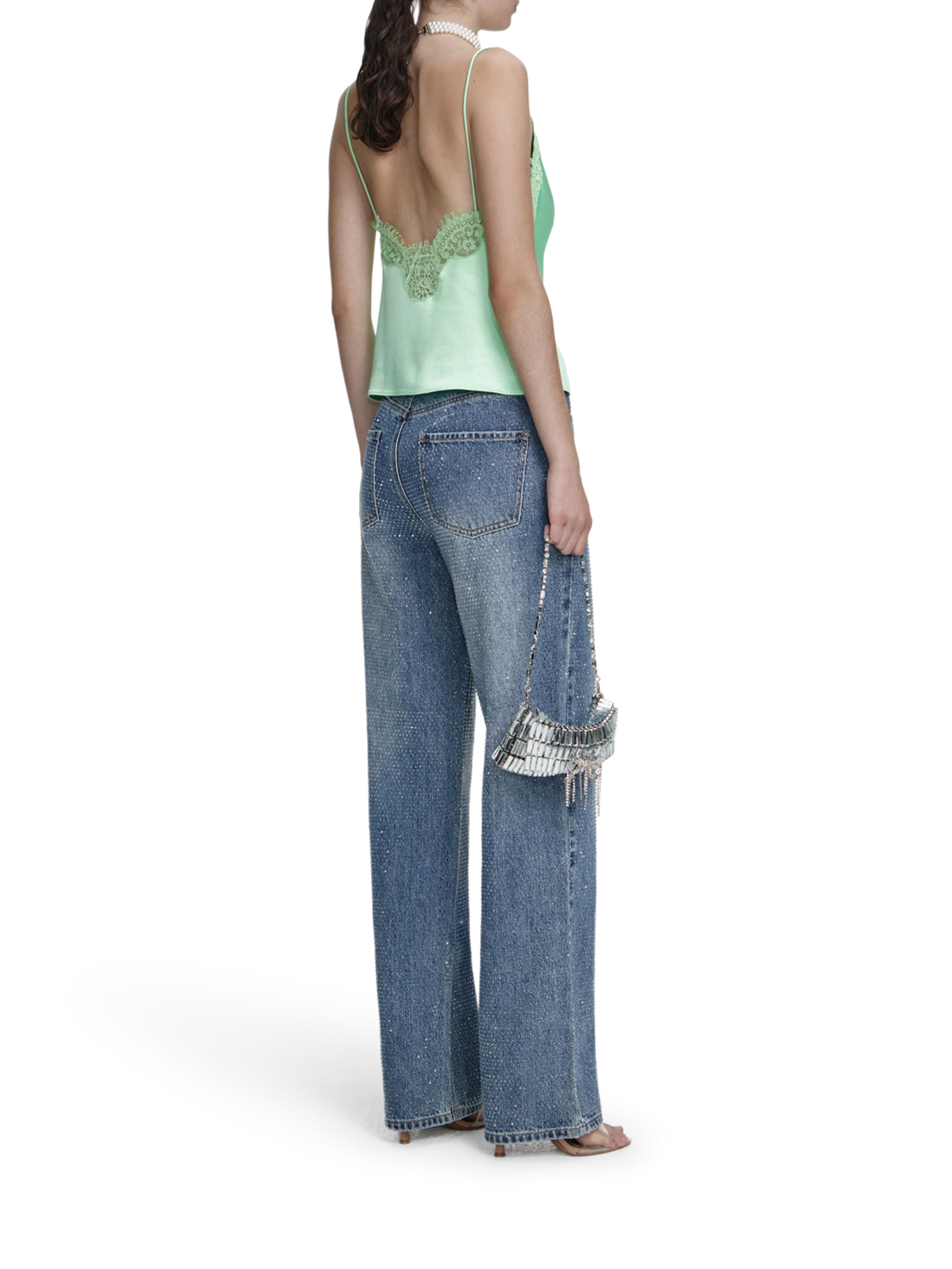 [Self-portrait] Jeans SS26 RS26813PABLBLUE