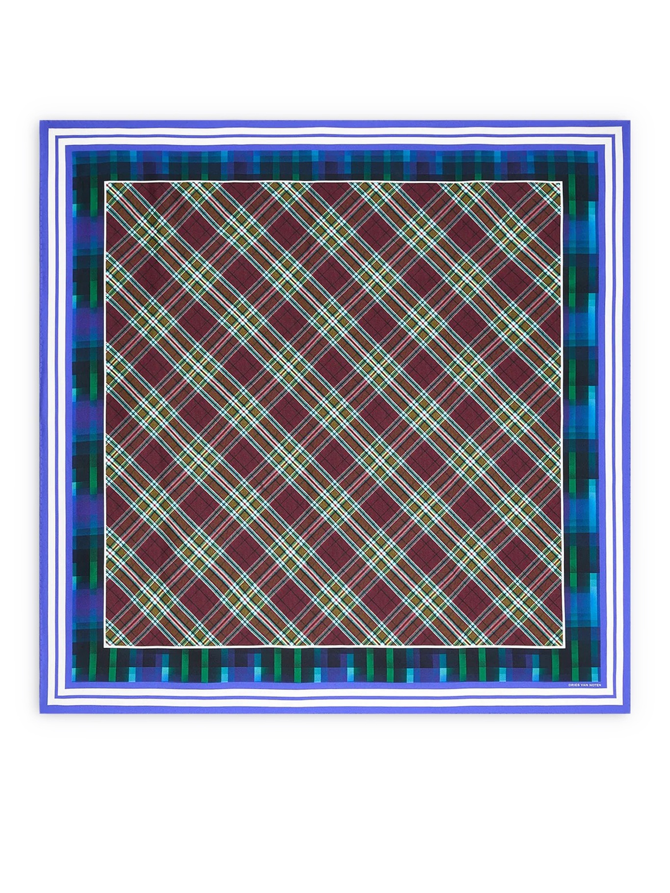 [DRIES VAN NOTEN] Scarf FW26 2620113024139504 BLUE