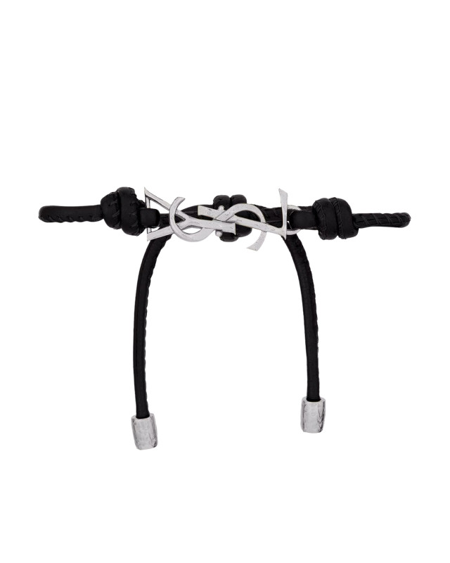 [Saint Laurent] Bracelet FW26 861459AAEKF1000 BLACK