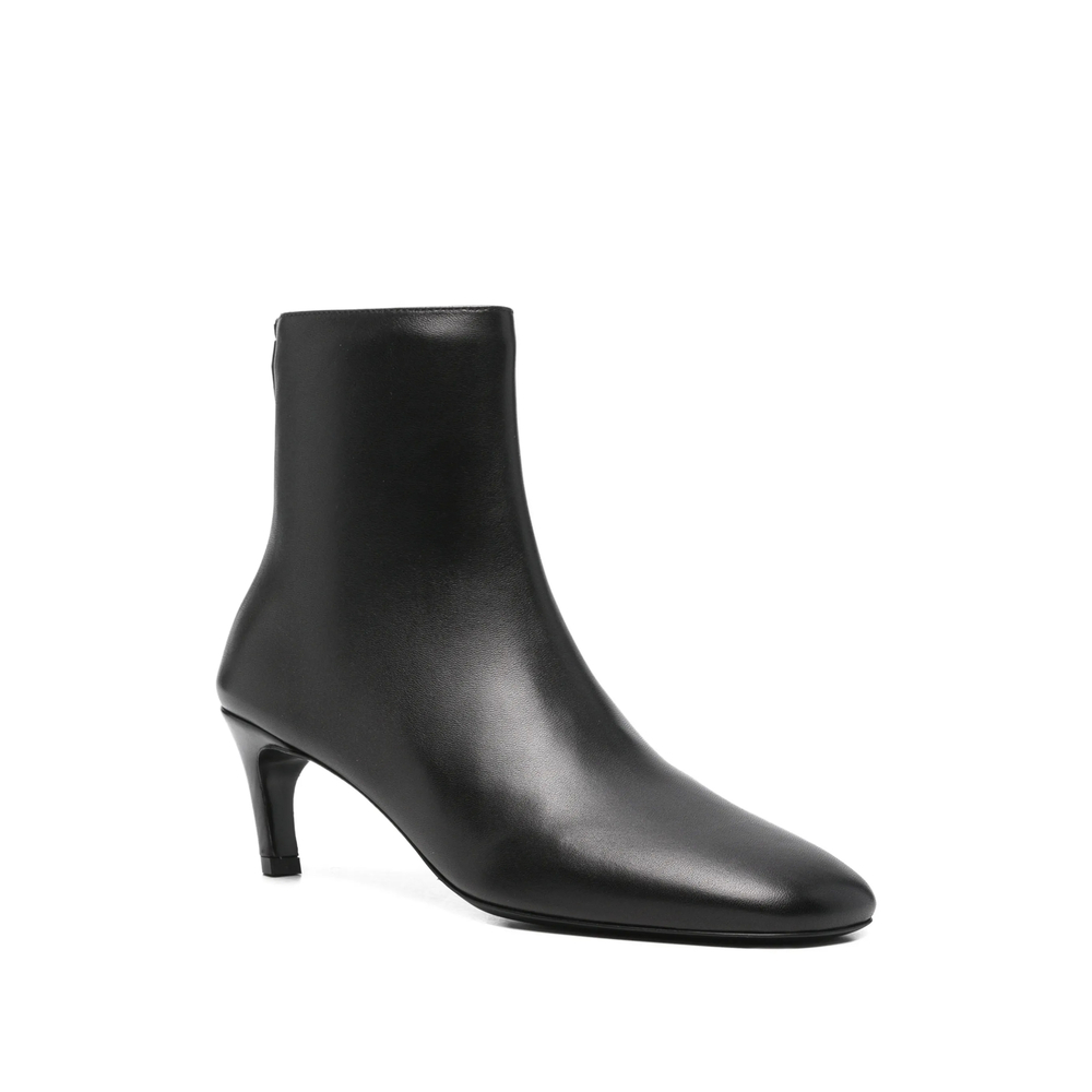 [TOTEME] Ankle Boots FW26 263-WAS0354 LE0231-001 BLACK
