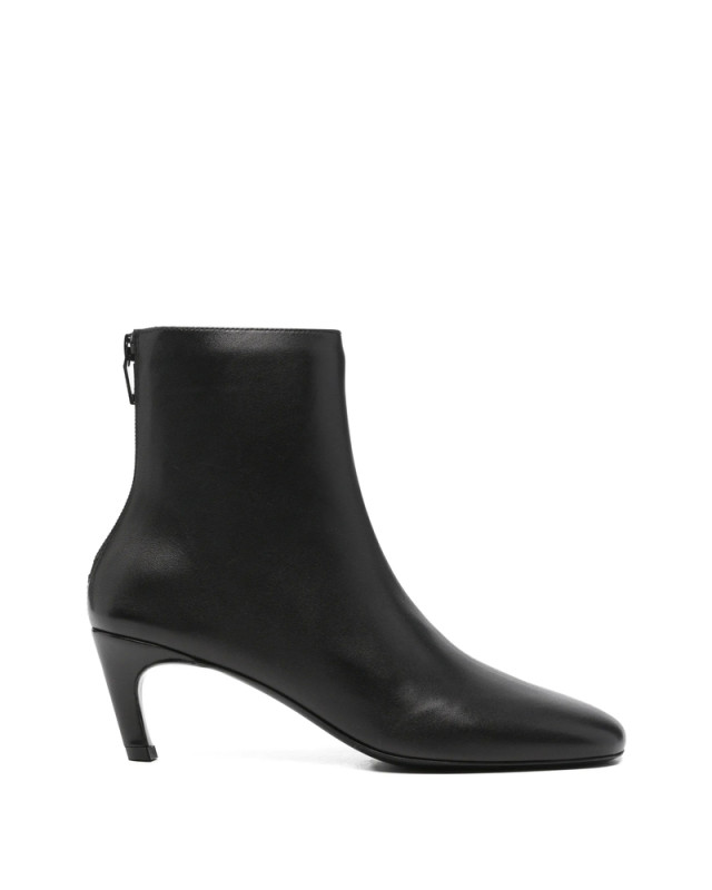 [TOTEME] Ankle Boots FW26 263-WAS0354 LE0231-001 BLACK
