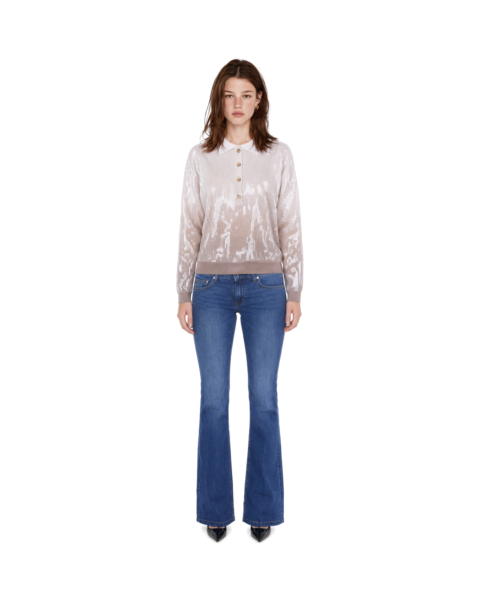 [Liu Jo Jeans] T-shirts Long Sleeve FW26 WF6179MS49IL9203