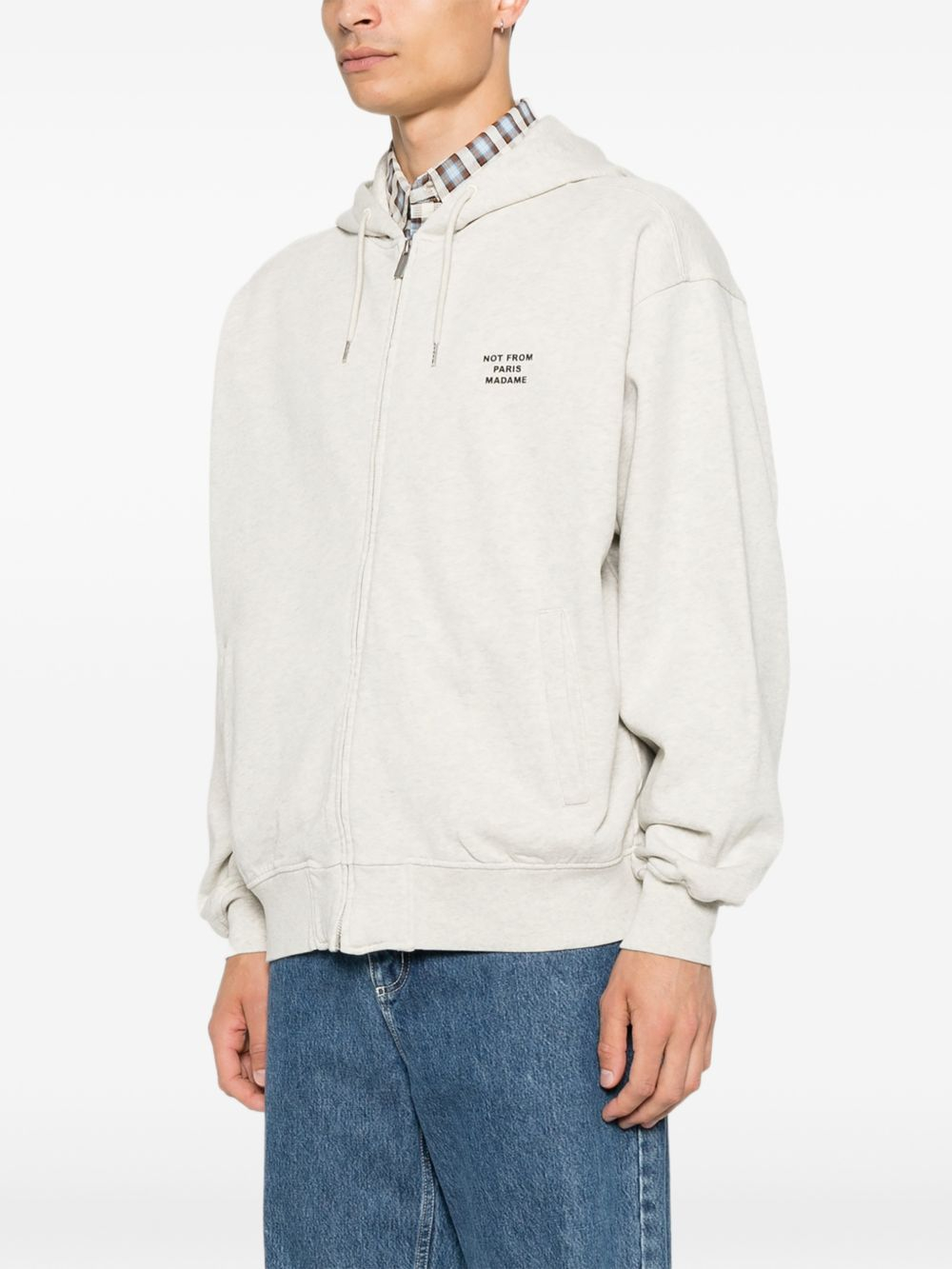 [DROLE DE MONSIEUR] Zip Up FW26 PERMHO207CO312GY