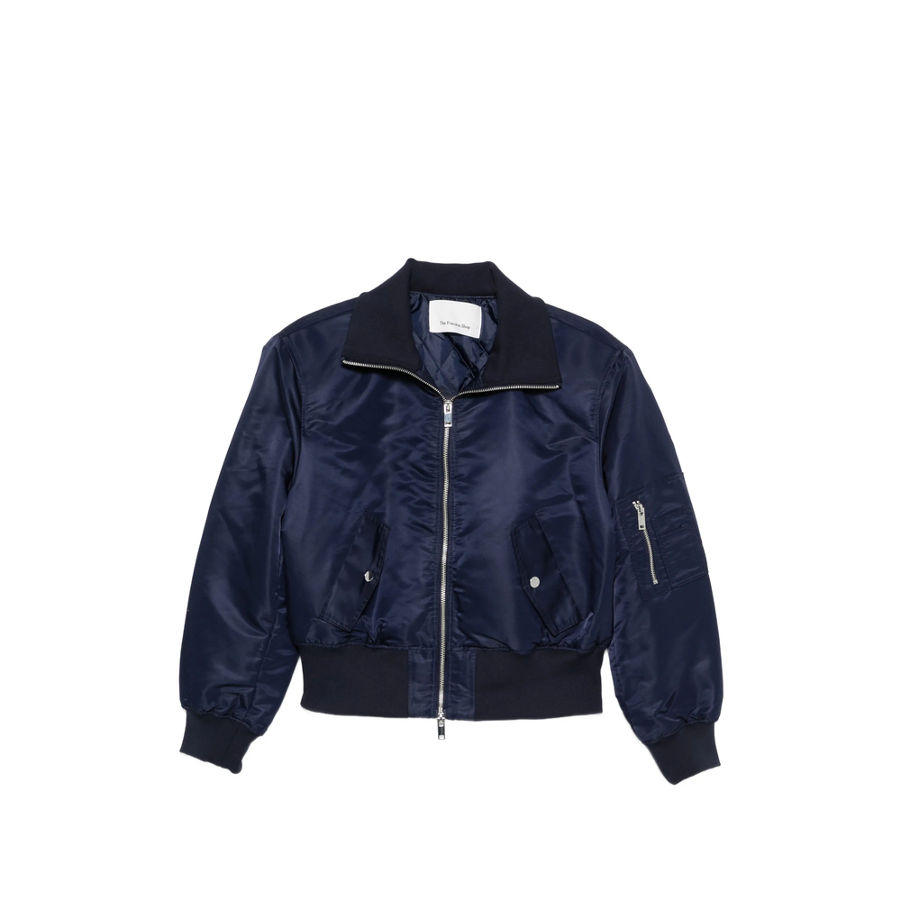 [THE FRANKIE SHOP] Bomber jacket FW26 STORM  NAVY