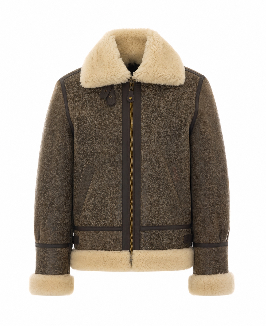 [SCHOTT N.Y.C.] Mouton jacket FW26 LC1259BROWN