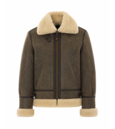 [SCHOTT N.Y.C.] Mouton jacket FW26 LC1259BROWN