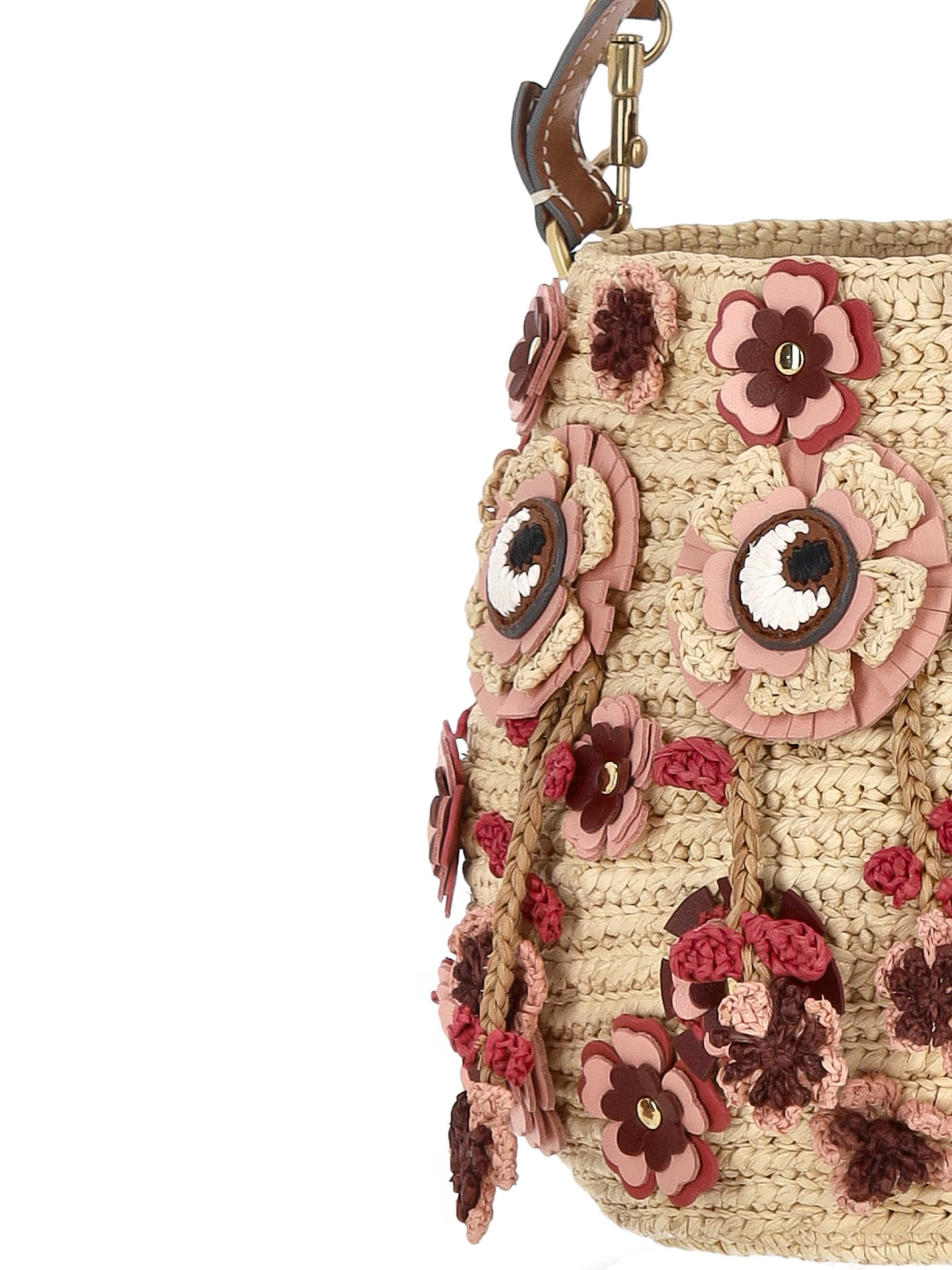 [Anya Hindmarch] Cross body bag FW26 206884NATURAL/PINK