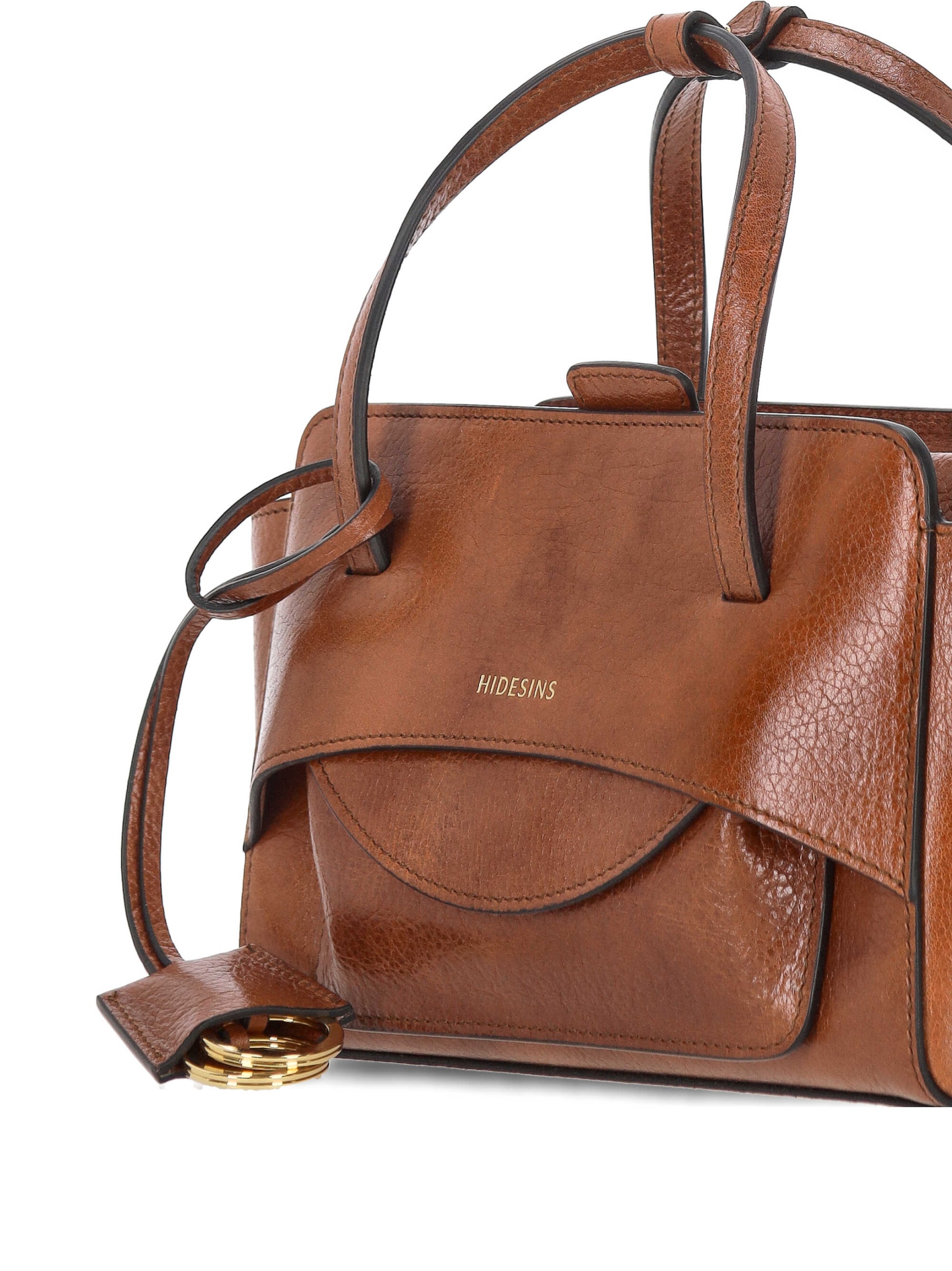 [Hidesins] Shoulder bag FW26 FL13LGCGNCOGNAC