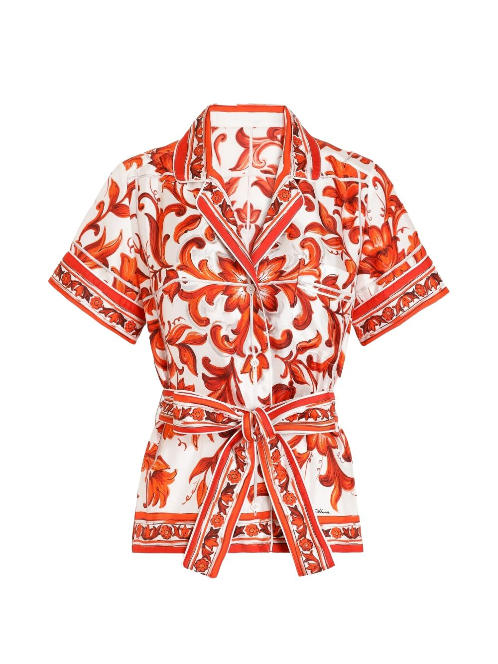 [Dolce & Gabbana] Shirts Short Sleeve FW26 F5G67TGDDRES9000