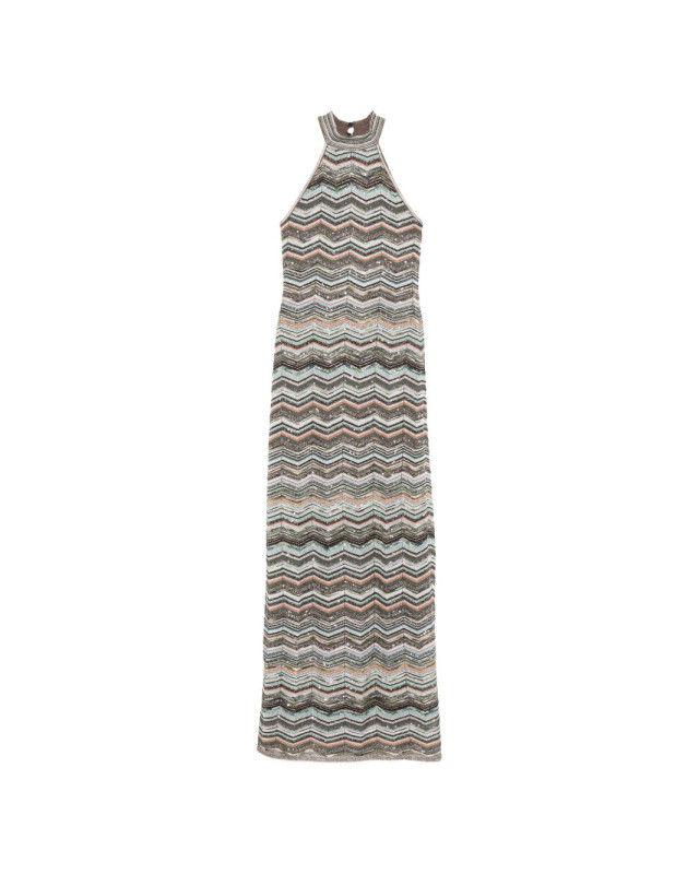 [MISSONI] Sleeveless dress FW26 DS26WG29BK01KSSMSPO