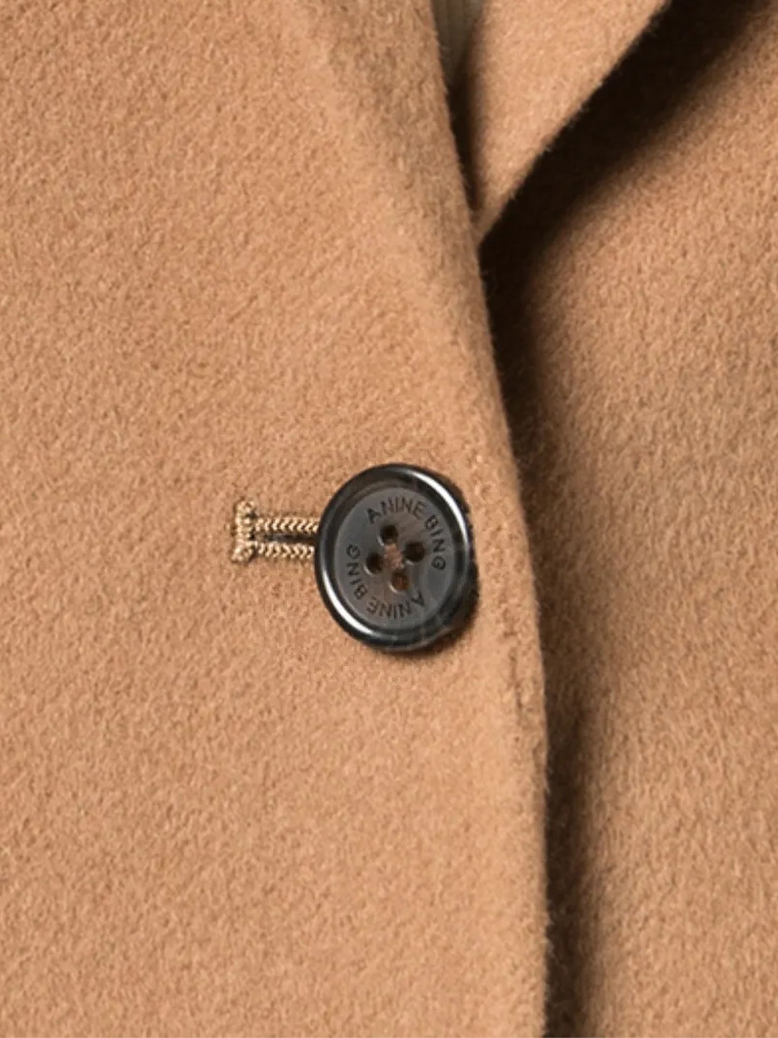 [Anine Bing] Blazer FW26 A017073200CAMEL CASHMERE BLEND