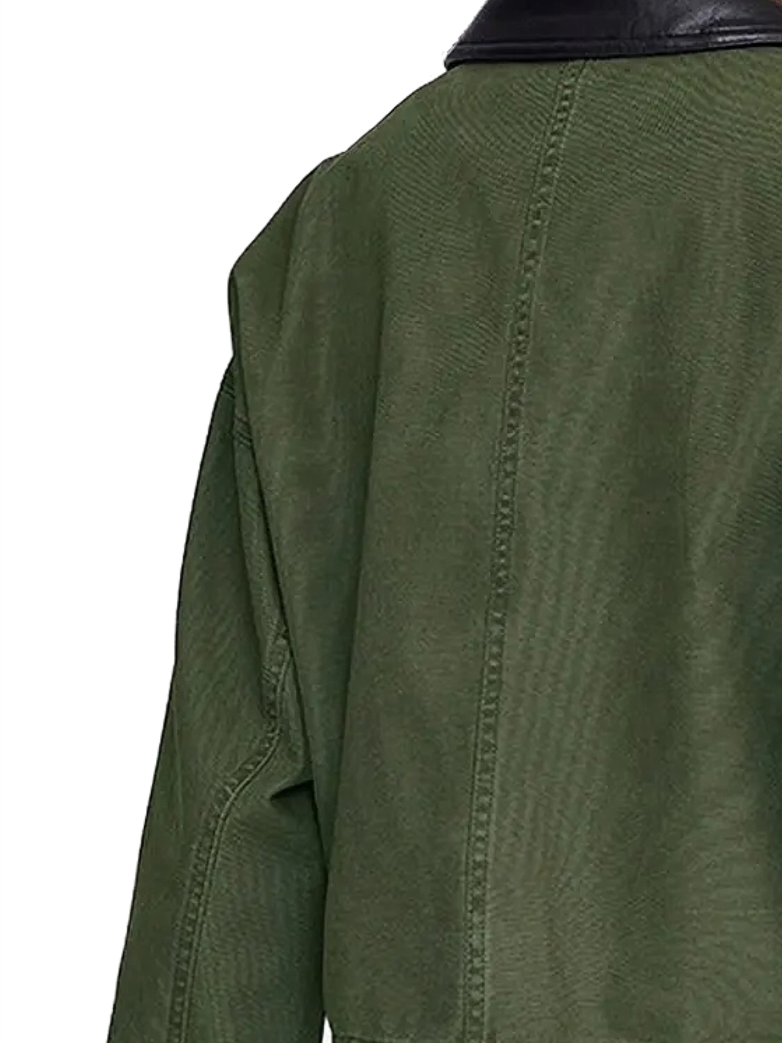 [Anine Bing] Casual Jacket FW26 A0112608AYG4ARMY GREEN