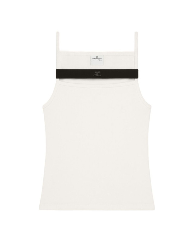 [Courreges] Tank top FW26 326JDE175JS01940098