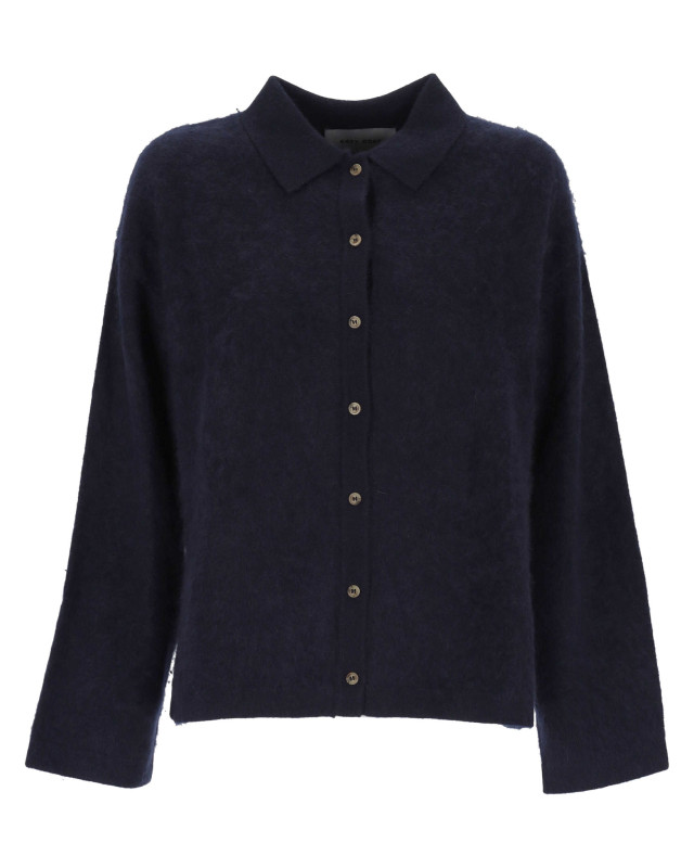 [SOFT GOAT] Shirts Long Sleeve FW26 24653NAVY
