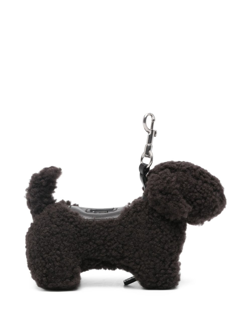 [Anya Hindmarch] Keyring FW26 208024CHOCOLATE