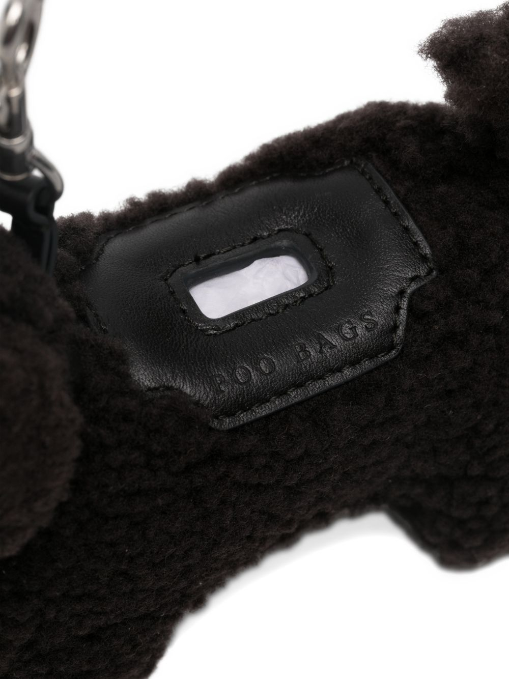 [Anya Hindmarch] Keyring FW26 208024CHOCOLATE
