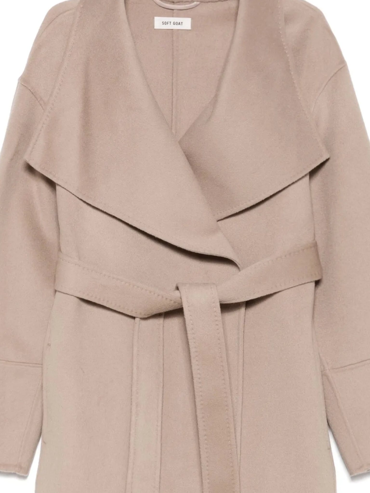 [SOFT GOAT] Coat FW26 FW25SFW1026DARK SAND