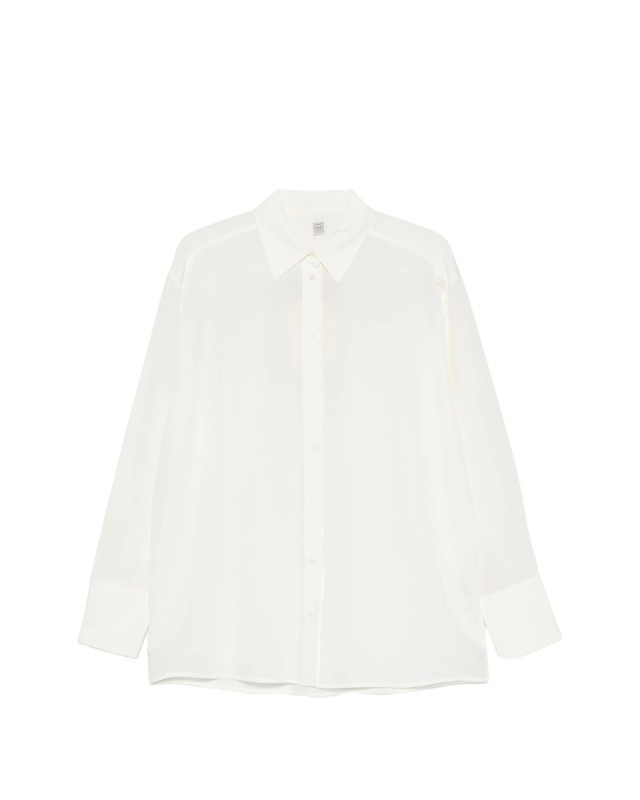[TOTEME] Shirt FW26 263-WRT0891 FB0115-059 OFFWH