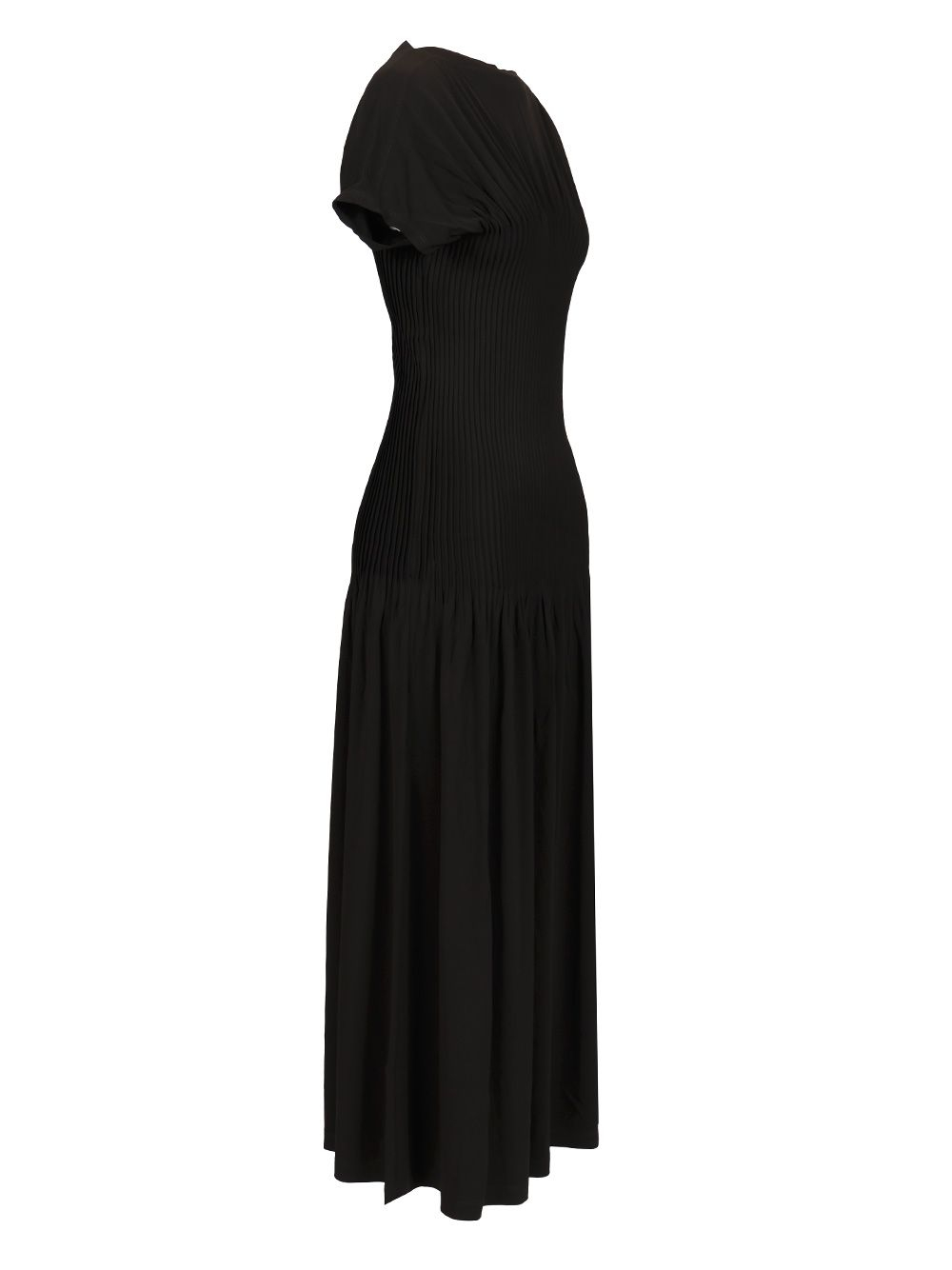 [TOTEME] Short sleeve dress FW25 253-WRD0202-FB0162001