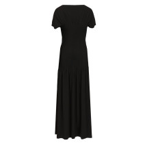 [TOTEME] Short sleeve dress FW25 253-WRD0202-FB0162001