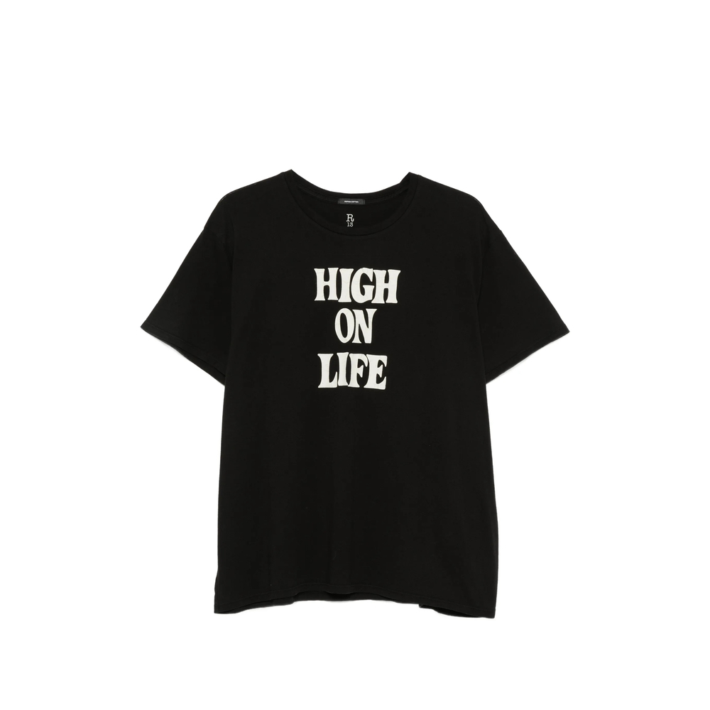 [R13] T-shirts Short Sleeve FW26 R13WK001 163A BLACK