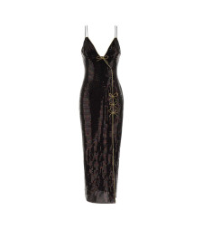 [Alessandra Rich] Long sleeve dress FW26 FABX4397F4879 0900