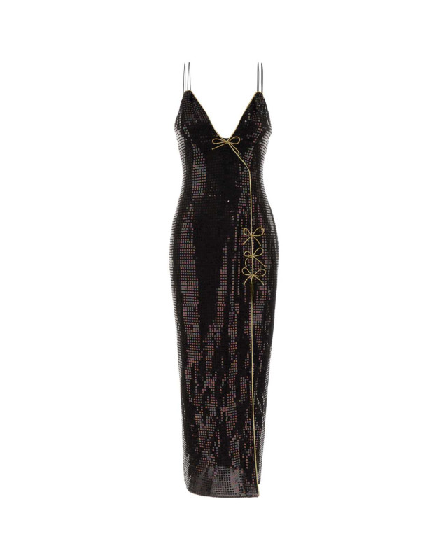 [Alessandra Rich] Long sleeve dress FW26 FABX4397F4879 0900
