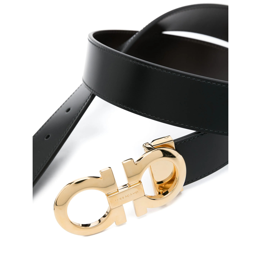 [Ferragamo] Belt FW26 675542 0586940- NERO