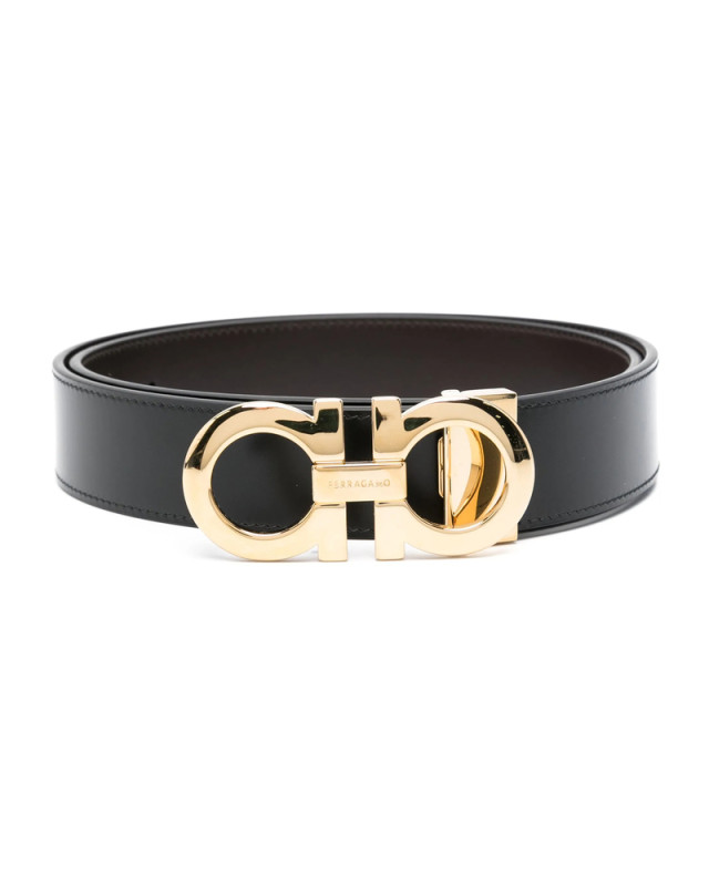 [Ferragamo] Belt FW26 675542 0586940- NERO