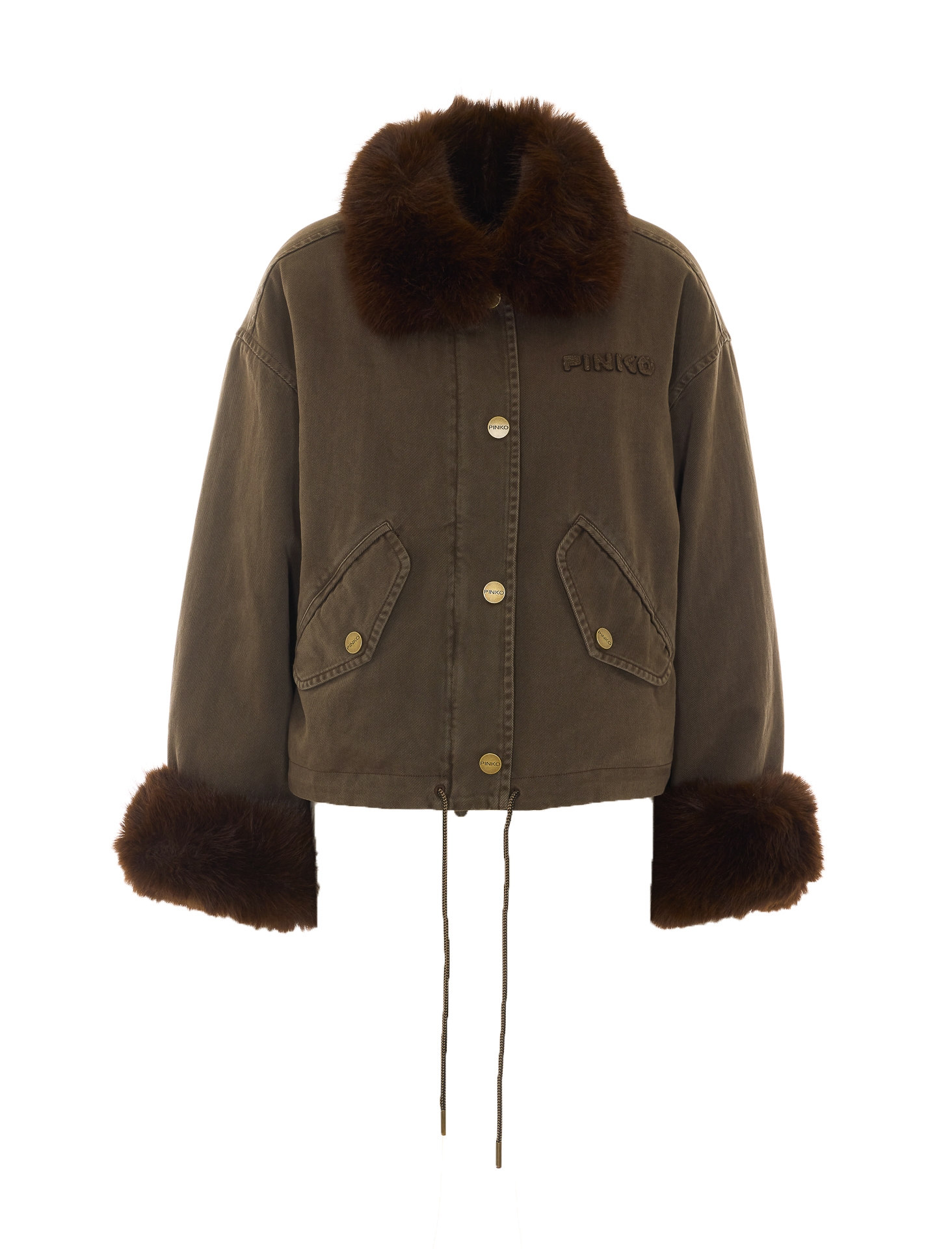 [PINKO] Fur Jacket FW26 107219A3GVL64