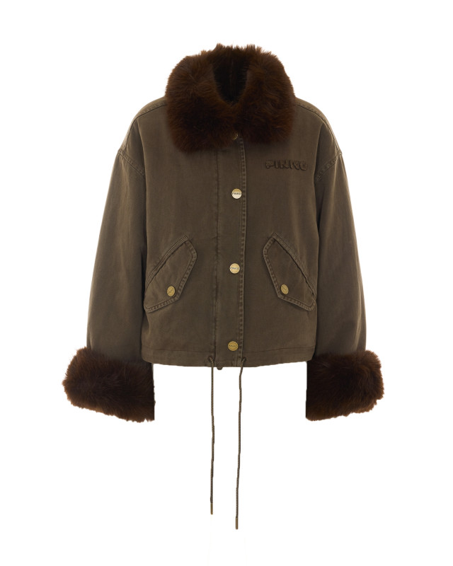 [PINKO] Fur Jacket FW26 107219A3GVL64