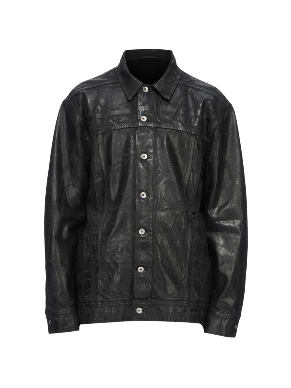 [RICK OWENS DRKSHDW] Leather Jacket FW26 DU02F6761BMC09
