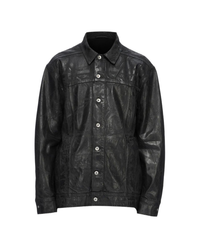 [RICK OWENS DRKSHDW] Leather Jacket FW26 DU02F6761BMC09