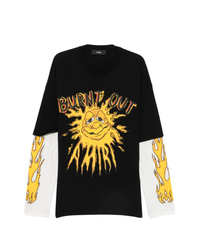 [Amiri] T-shirts Long Sleeve FW26 AMTOJR1151001