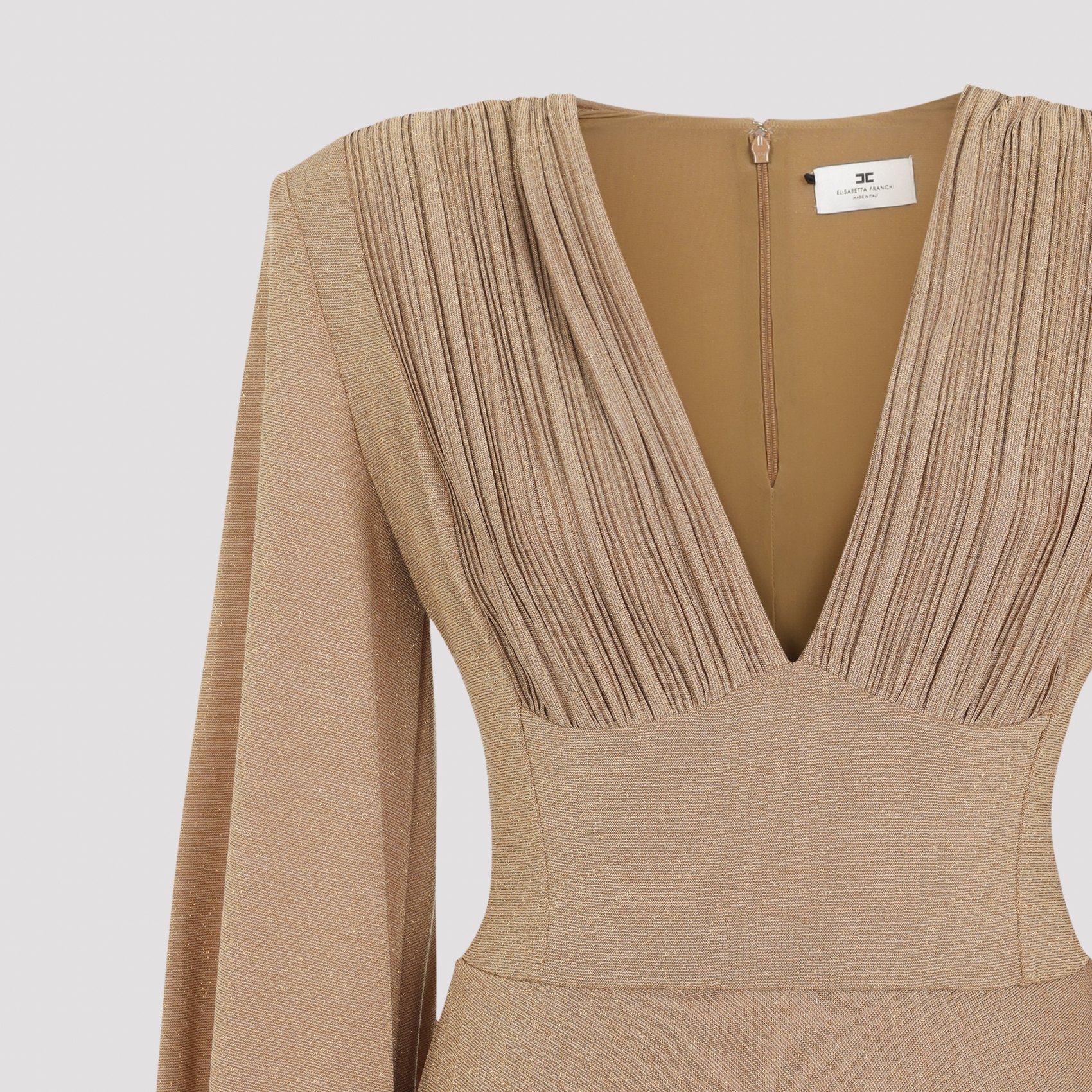 [ELISABETTA FRANCHI] Long sleeve dress FW26 ABR1566E2