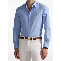 [Polo Ralph Lauren] Shirts Long Sleeve CO 710929348009-AUSTINBLUE