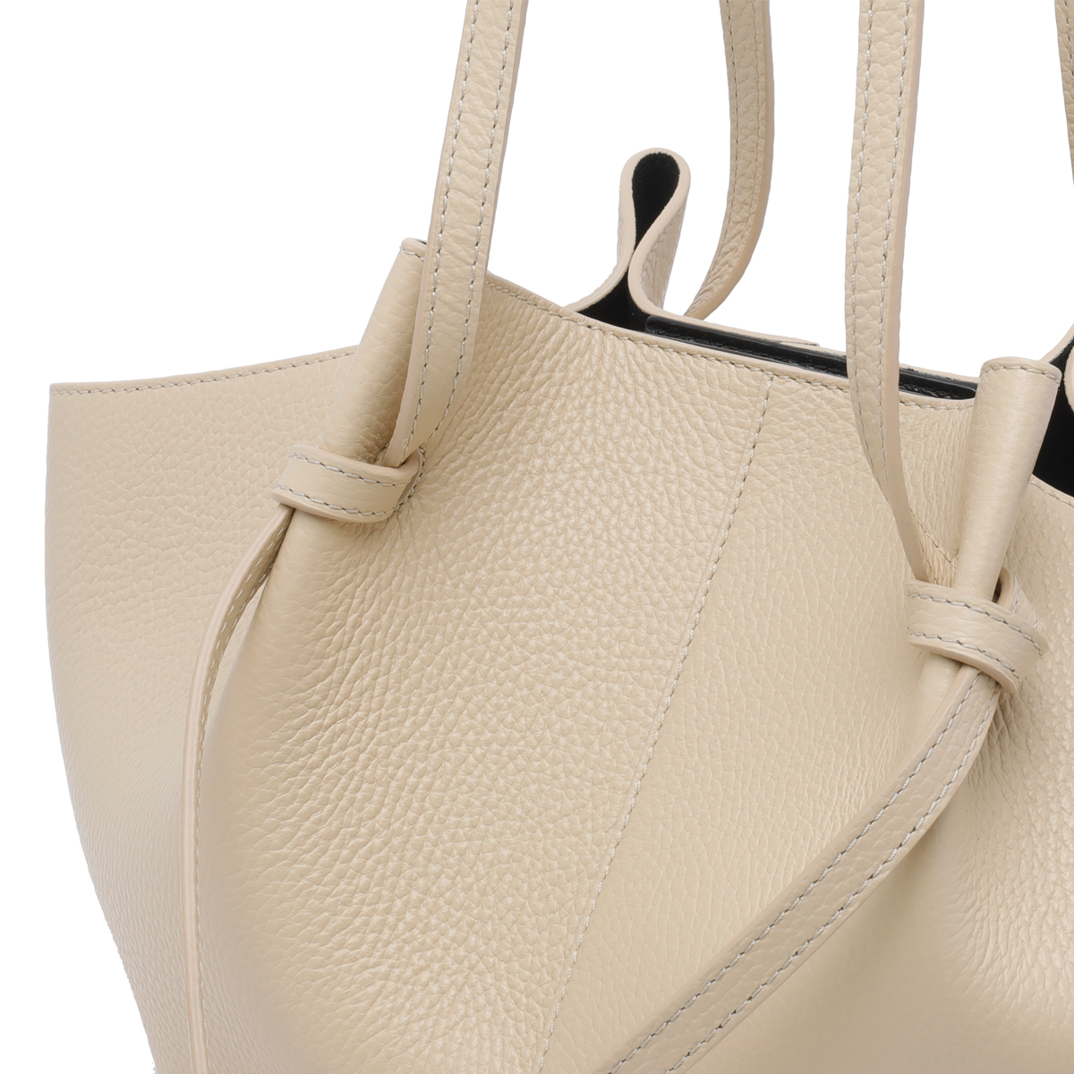 [YUZEFI] Shoulder bag FW26 MOCHIPEBBLE GRAIN LEATHERL066