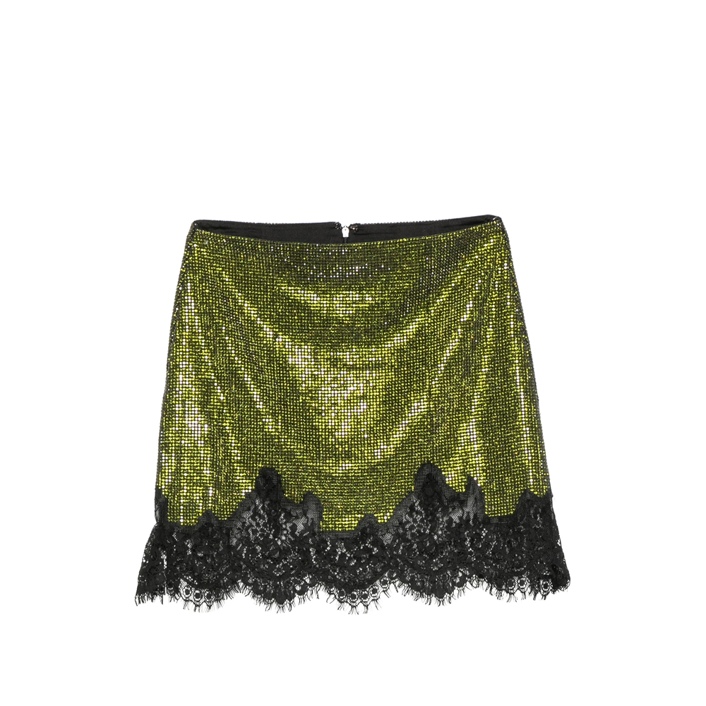 [Self-portrait] Mini skirt FW26 PF26-078SK-G  GREEN