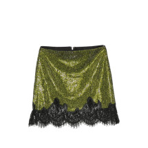 [Self-portrait] Mini skirt FW26 PF26-078SK-G  GREEN