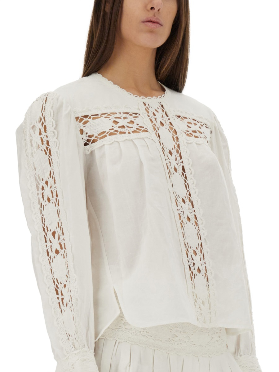 [Marant Etoile] Blouse SS25 HT0581FA_C1J14E20WH