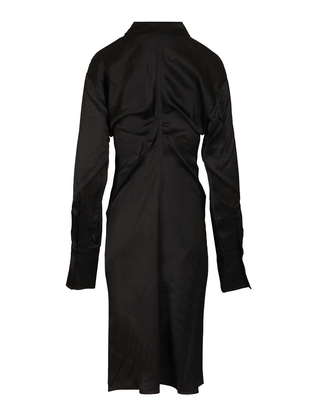 [TOTEME] Long sleeve dress FW25 254-WRD0256-FB0020001