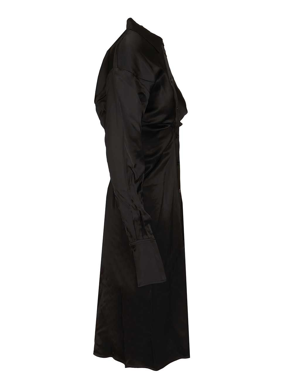 [TOTEME] Long sleeve dress FW25 254-WRD0256-FB0020001
