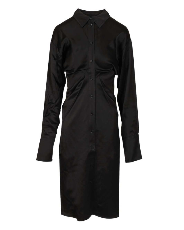 [TOTEME] Long sleeve dress FW25 254-WRD0256-FB0020001